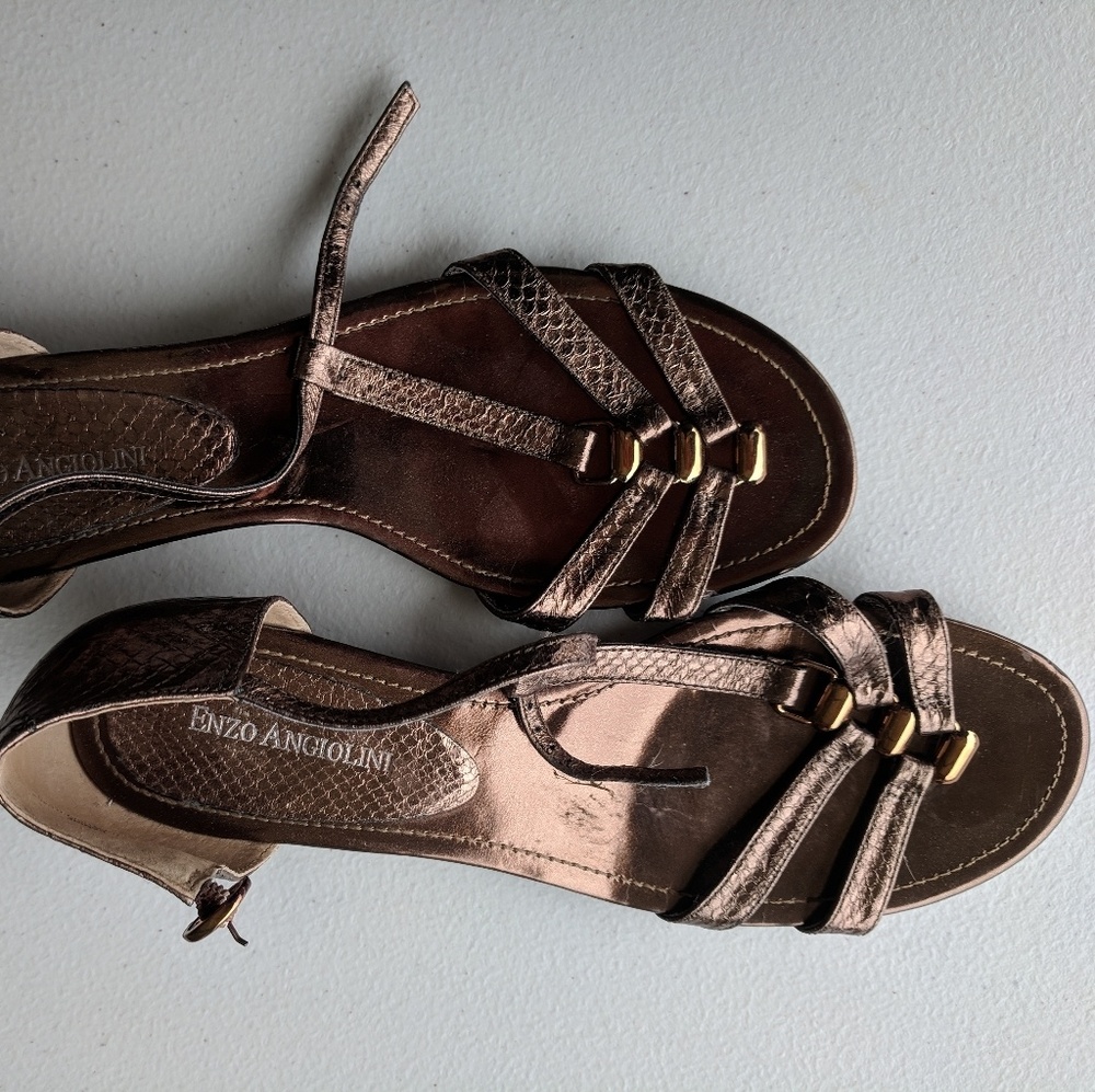 Bronze flats